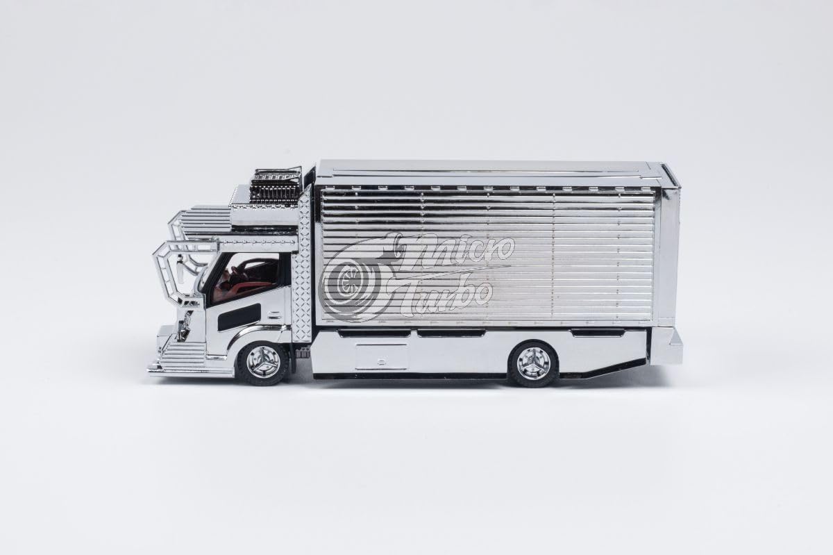 Amazon | 1/64 microturbo ダブルウィングトラック 箱車 デコトラ